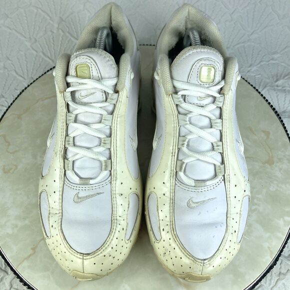 Nike Shox Sneakers Mens 9 White 2007 Monster Running Athletic Workout Gym Shoes - Picture 4 of 15